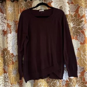 Tentree Burgandy Sweater